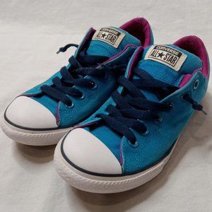 COPY - Converse All Star Girl's Youth Size 5 Blue Purple Sneaker Shoes